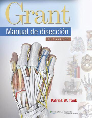Grant. Manual de disecciÃ³n. Patrick W. Tank.