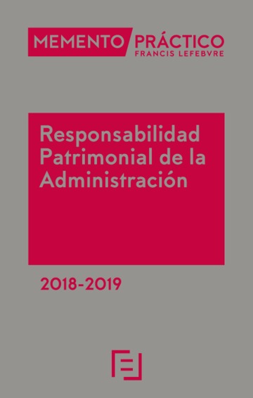 Memento Responsabilidad Patrimonial de la Administracin 2018-2019
