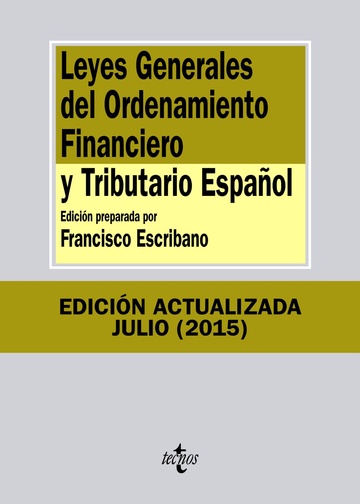 Leyes Generales del Ordenamiento Financiero y Tributario Espaol