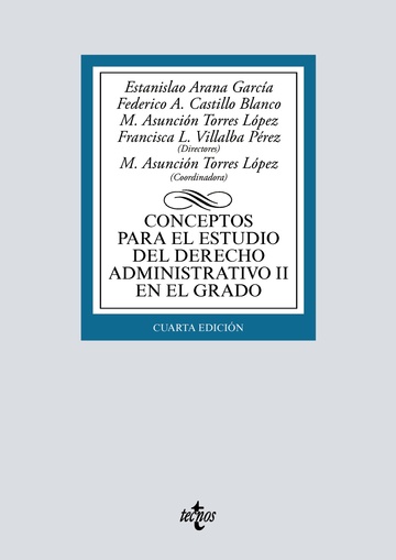 Conceptos para el estudio del Derecho administrativo II en el grado 4 ed. 2016