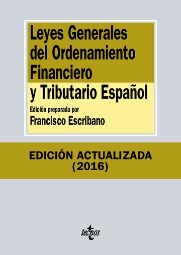 Leyes Generales del Ordenamiento Financiero y Tributario Espaol