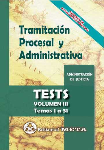 Tramitacin procesal y administrativa. test vol. iii