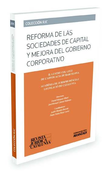 Reforma de las Sociedades de Capital y Mejora del Gobierno Corporativo