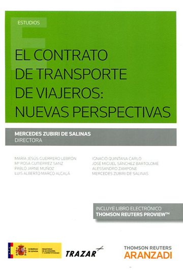 El contrato de transporte de viajeros nuevas perspectivas