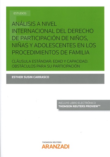 Anlisis a Nivel Internacional del Derecho de Participacin de Nios, Nias y Adolescentes en los Procedimientos de Familia