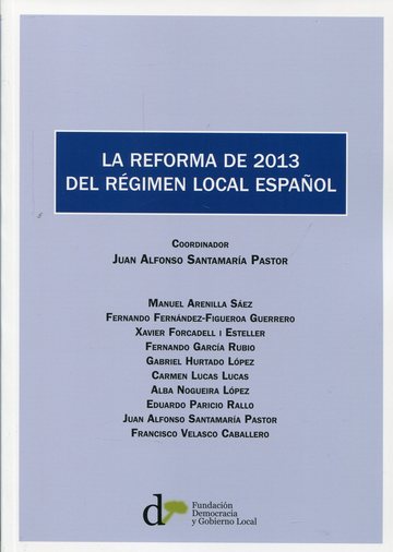 La Reforma de 2013 del Rgimen Local Espaol