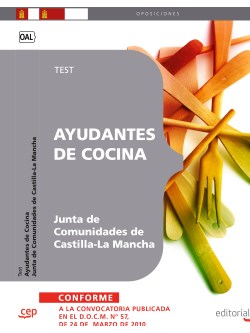 Ayudantes de Cocina. Junta de Comunidades de Castilla-La Mancha.Test