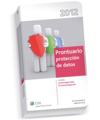 Prontuario de Proteccin de Datos 2012