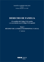 Derecho de familia 2 tomos. Martín Garrido Melero. 