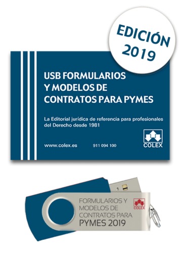 USB. Formularios y Modelos de contratos para PYMES 2019