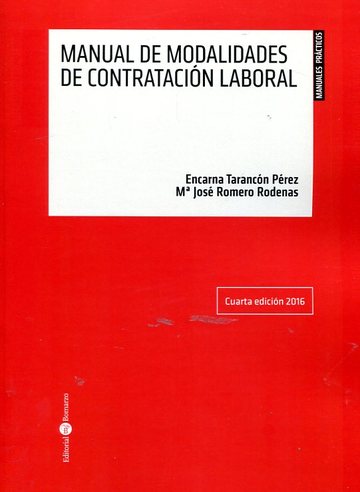 Manual de Modalidades de Contratacin Laboral 4 ed. 2016
