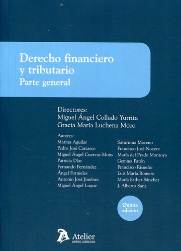 Derecho financiero y tributario. parte general 5-ed 2018