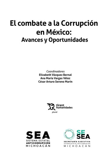 El combate a la Corrupcin en Mxico: Avances y Oportunidades