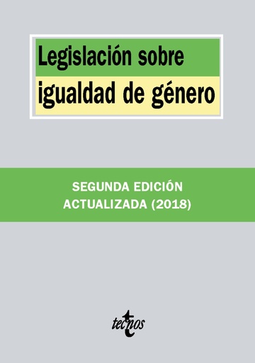 Legislacin sobre igualdad de gnero 2-ed 2018
