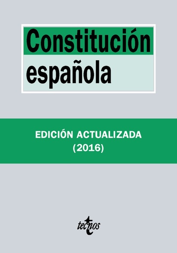 Constitucin espaola 21-ed 2016