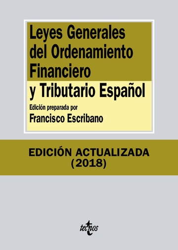 Leyes generales del ordenamiento financiero y tributario espaol 12-ed 2018