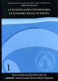 La investigacin universitaria en economa social en Espaa
