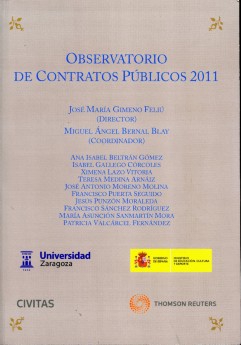 Observatorio de Contratos Pblicos 2011