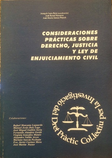 Consideraciones prcticas sobre derecho justicia y ley de enjuiciamiento civil