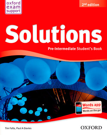 Solutions 2nd edition Pre-Intermediate. Student's Book Pack