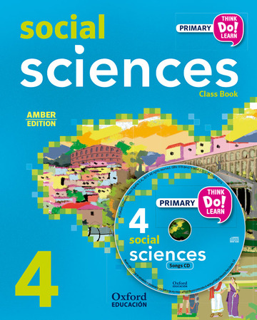 Think Do Learn Social Sciences 4th Primary. Class book + CD pack Amber