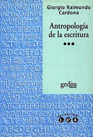 Antropologa de la escritura