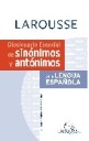 Diccionario esencial de sinnimos y antnimos