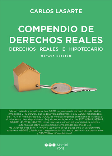 Compendio de Derechos Reales. Derechos reales e hipotecario  8-ed 2019