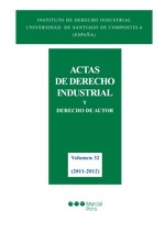 Actas de Derecho industrial y Derecho de autor Tomo XXXII (2011-2012)