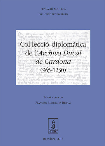 Collecci diplomtica de l'Archivo Ducal de Cardona