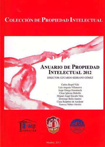 Anuario de Propiedad Intelectual 2012